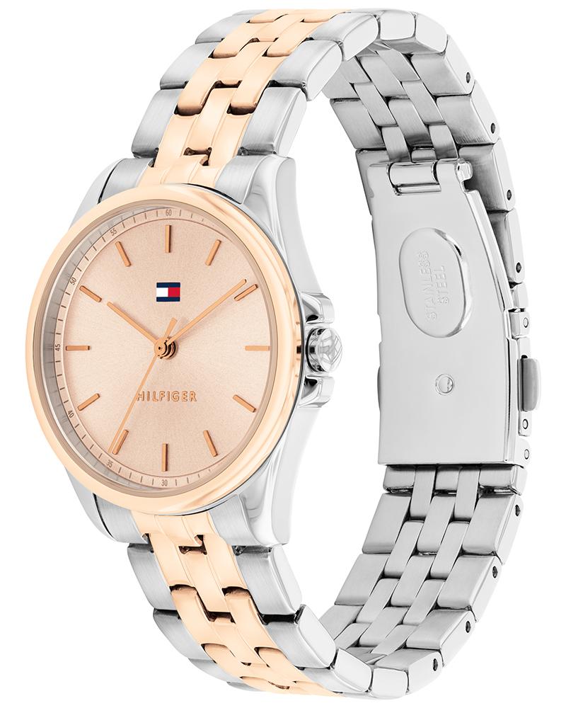 Tommy hilfiger Women Jade Round Rose gold Watches
