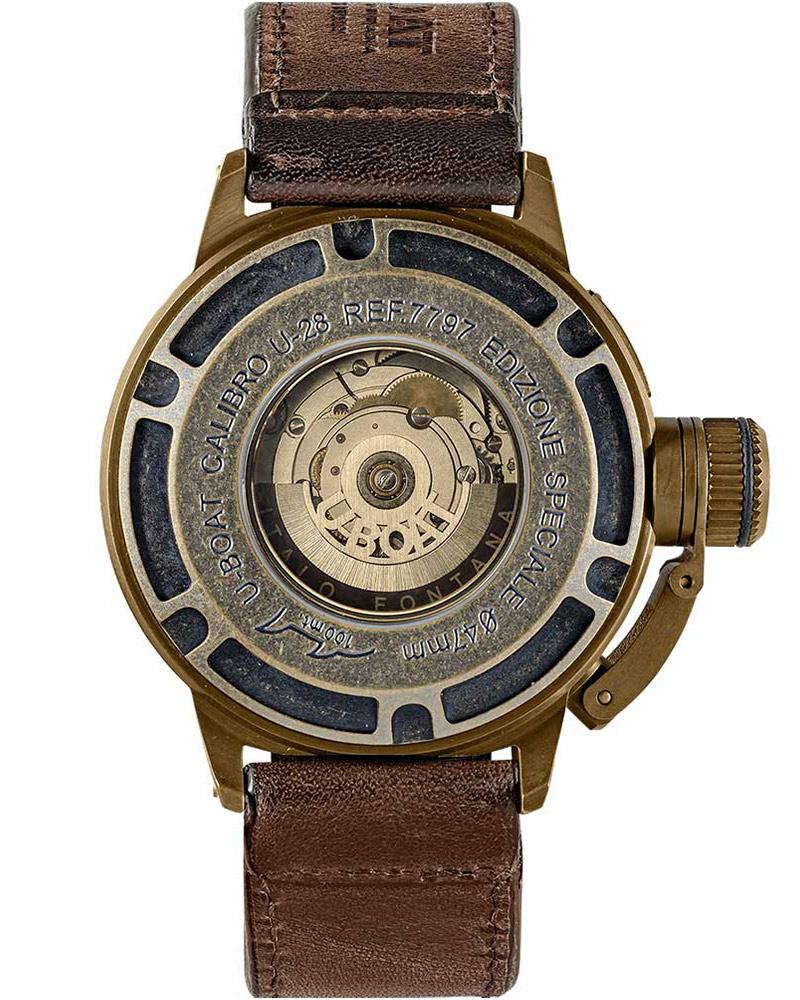 U boat Unisex Classico Round Black Watches