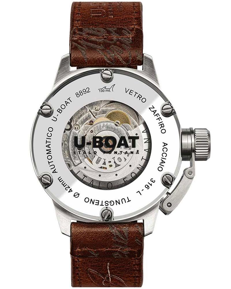 U Boat Unisex Classico Brown Analog Watch SKU-ID 8892 Helios The
