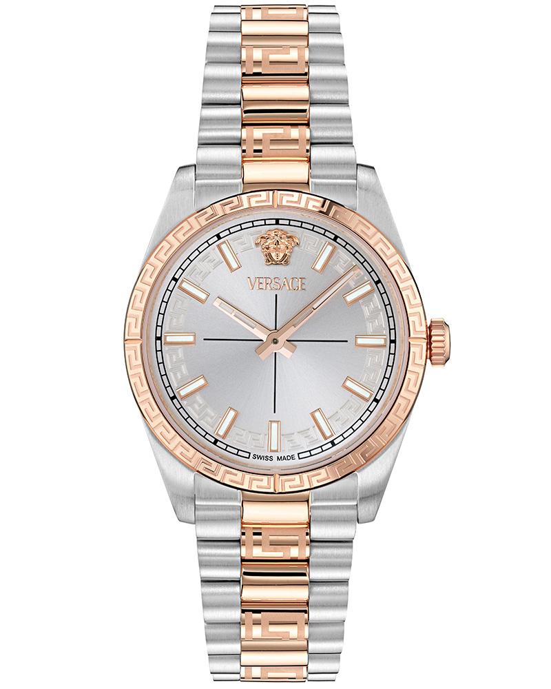 Versace Women Millenyium Round White-silver Watches