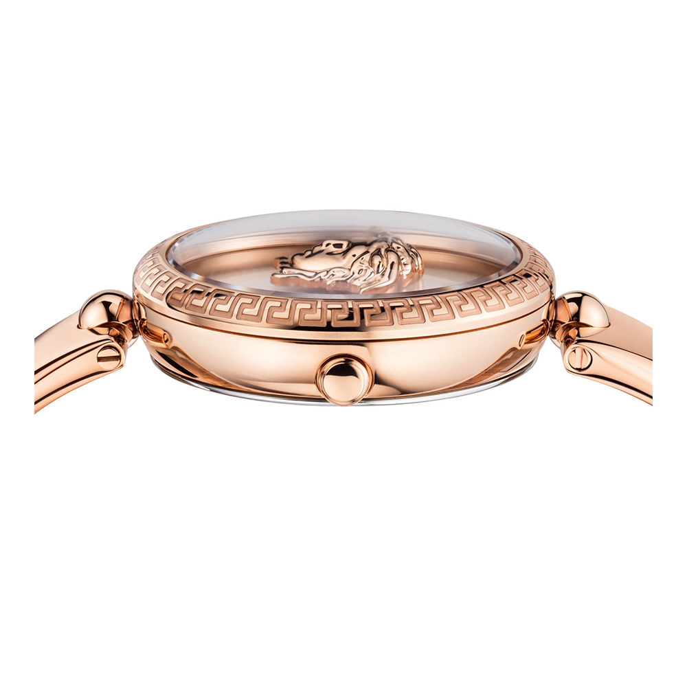【国内即納】VERSACE PALAZZO EMPIRE VECQ00718 Versace Palazzo Quartz Rose Dial Ladies Watch VECQ00718