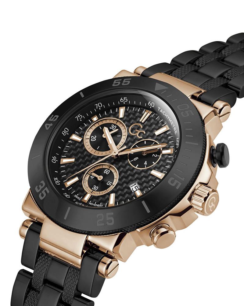 GC Men GC ONE Black Analog Watch SKU-ID Y70002G2MF Helios The